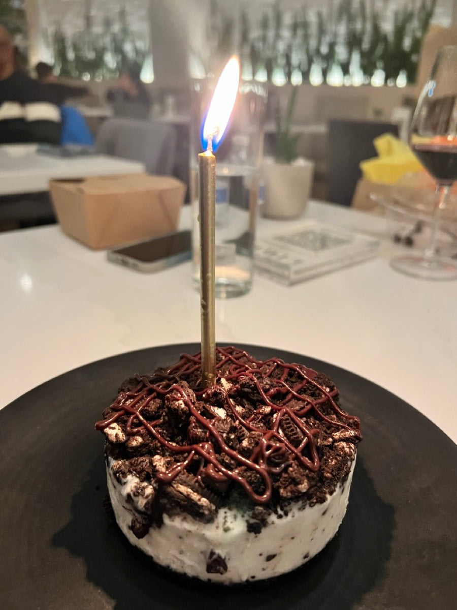 Cookies & cream birthday ice cream cake